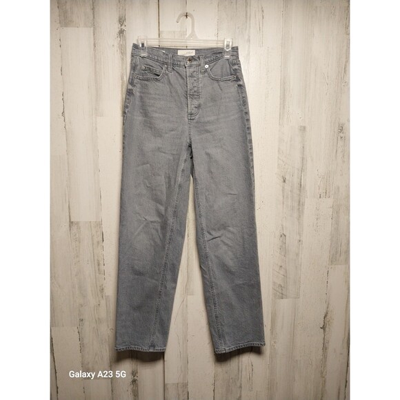 Universal Thread Women's Highest Straight Jeans Size 2R Gray - Picture 1 of 8